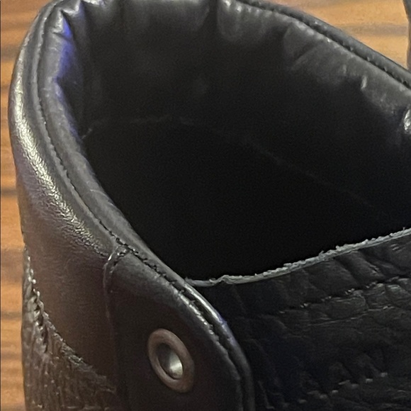 COLE HAAN Woodbury Black Leather Men's Boots Size 9M Retail $250 - Picture 7 of 8